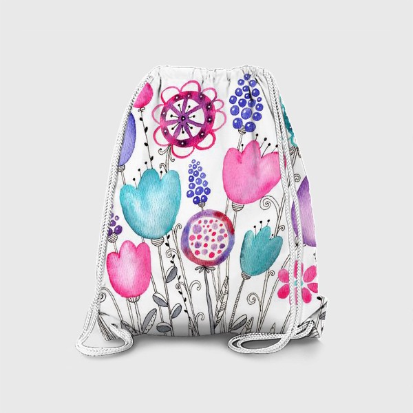 Рюкзак «Pink, blue, violet»