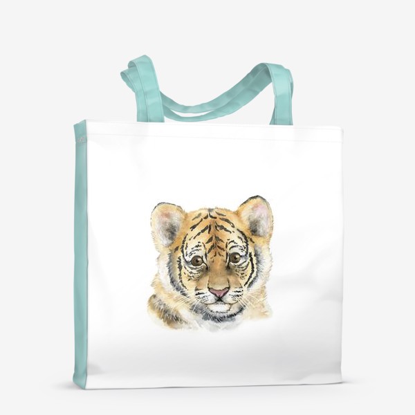 Сумка-шоппер «молодой тигренок , символ года »