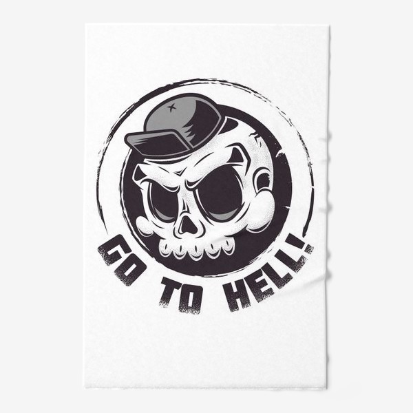 Полотенце «Skull Go to Hell»