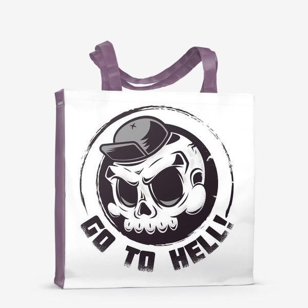 Сумка-шоппер «Skull Go to Hell»