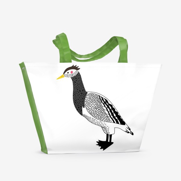 Пляжная сумка «Птица утка»