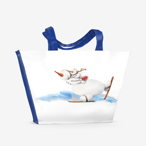 Пляжная сумка «Fanny snowman»