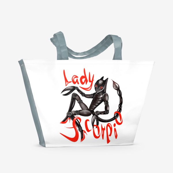 Пляжная сумка «Леди Скорпион»