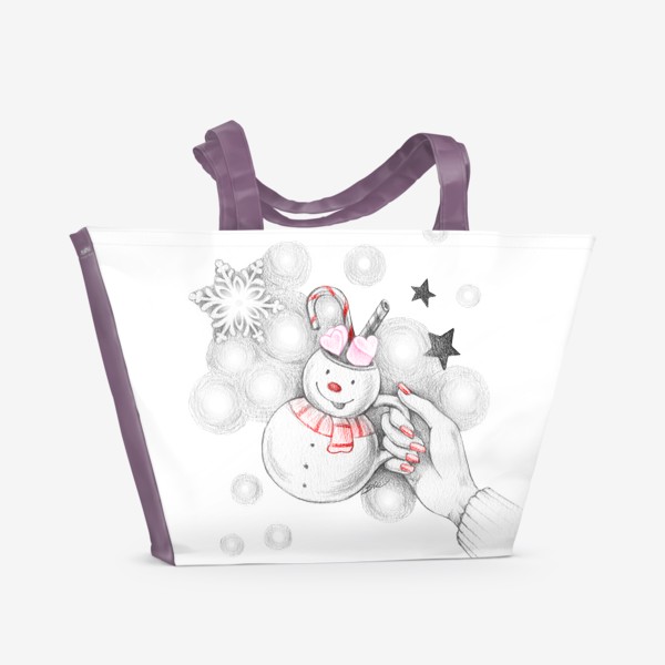 Пляжная сумка «За Новый год! (Рождество)»