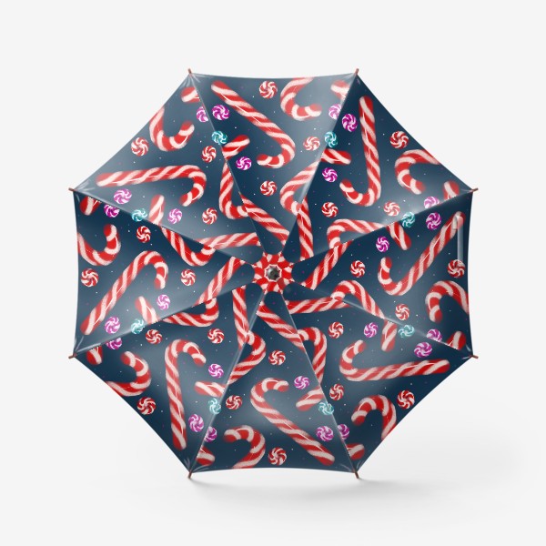 Зонт «Новогодние конфеты»