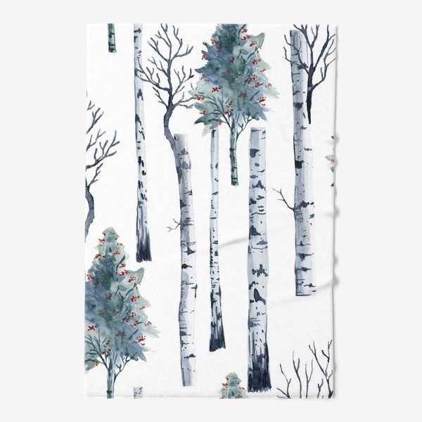 Полотенце «зимний лес»