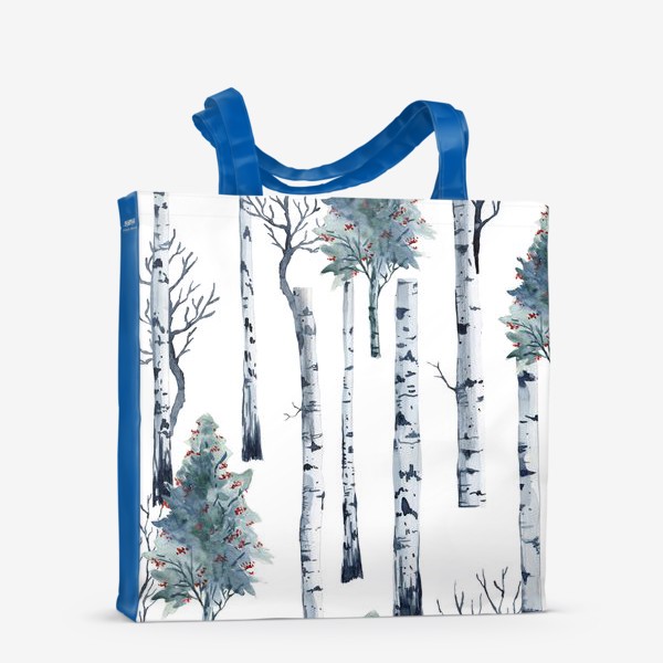 Сумка-шоппер «зимний лес»