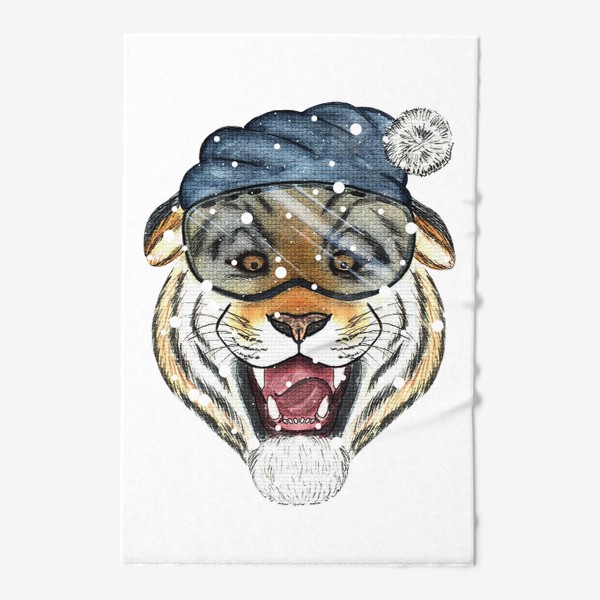 Полотенце «Тигр горнолыжный»