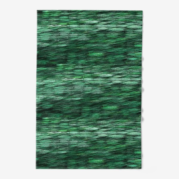 Полотенце «текстура зеленый меланж»