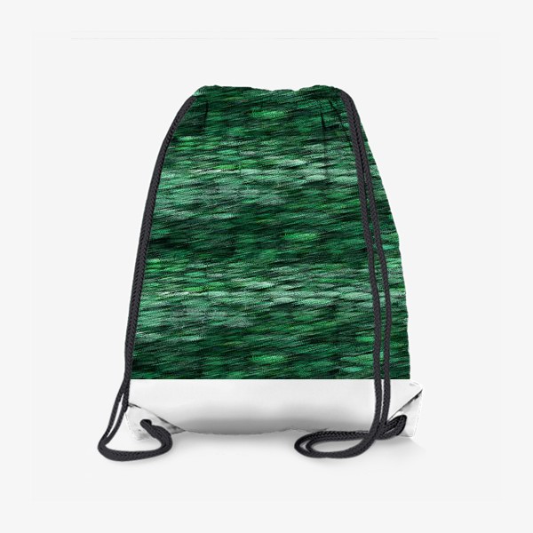 Рюкзак «текстура зеленый меланж»