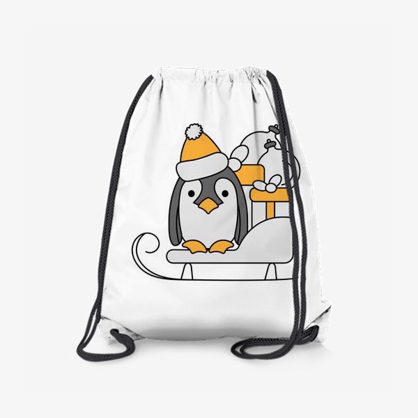 Рюкзак «Пингвин на санках»