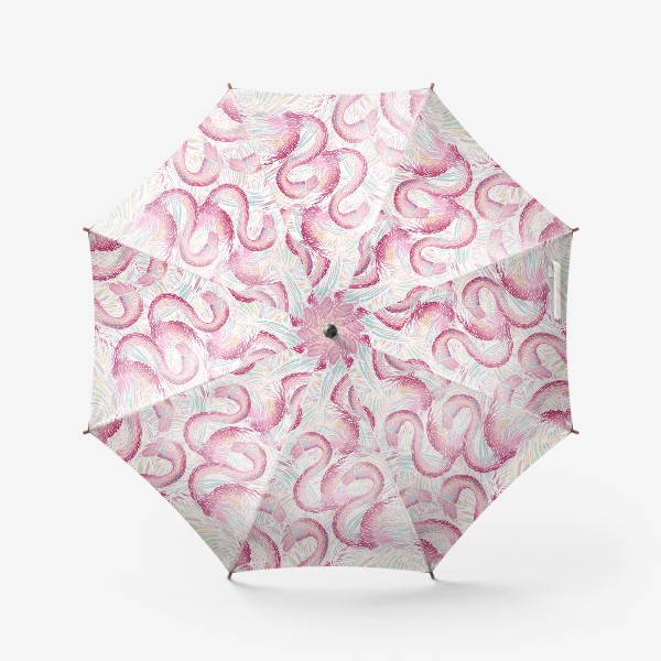 Зонт «Фламинго цвета рассвета»