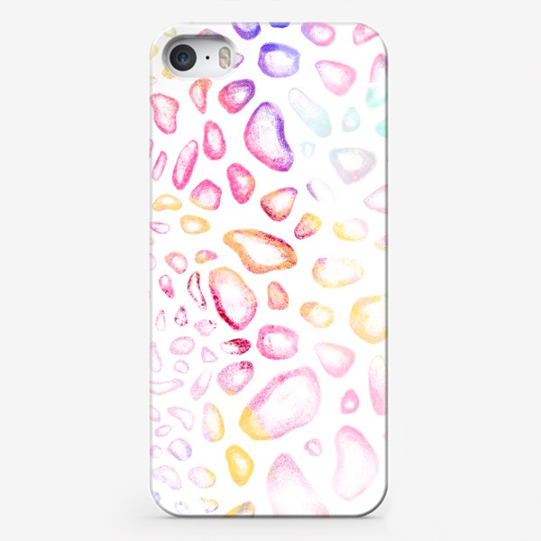 Чехол iPhone «Разноцветный леопард. Леопардовый принт»