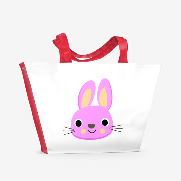 Пляжная сумка «Pink Rabbit»