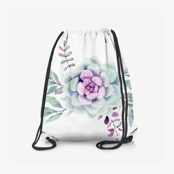 Рюкзак «violet succulent»
