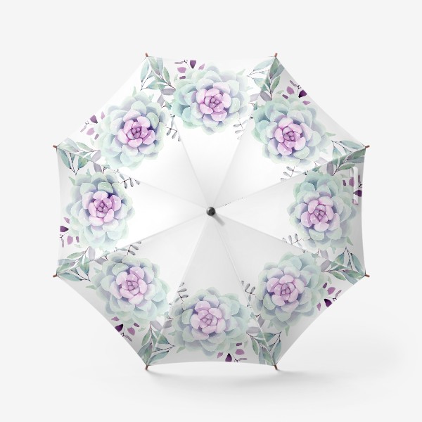 Зонт «violet succulent»