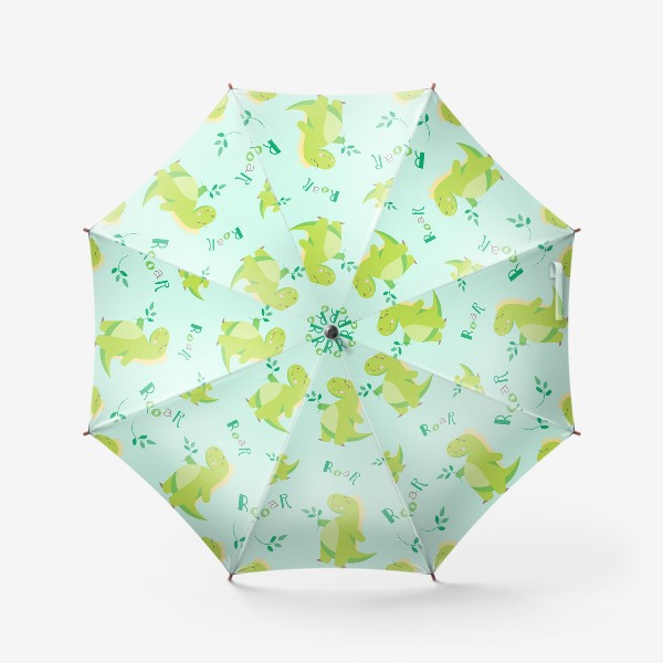 Зонт «Милый зеленый динозавр»