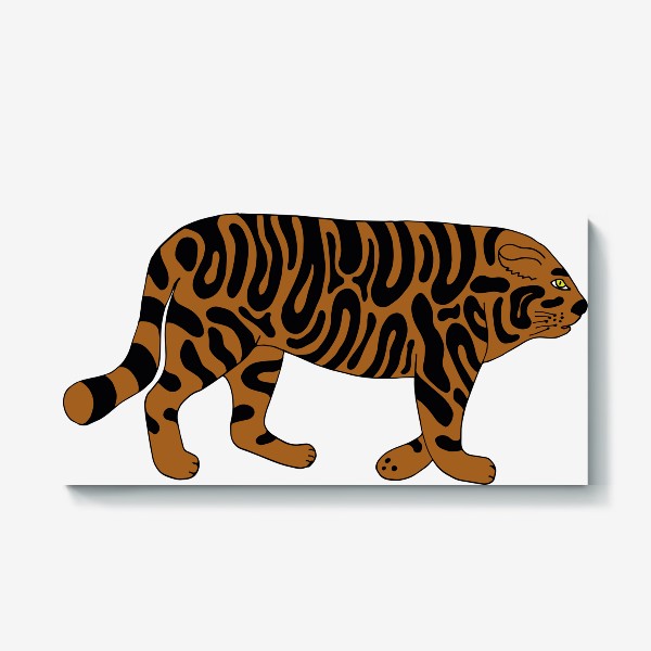 Холст «Тигр полосатый.»