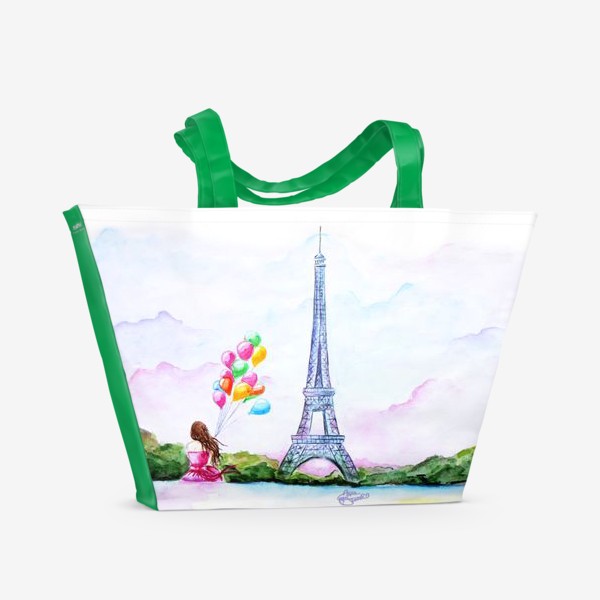 Пляжная сумка «Париж. Paris»