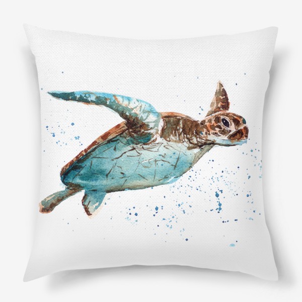 Подушка «Летящая черепаха»