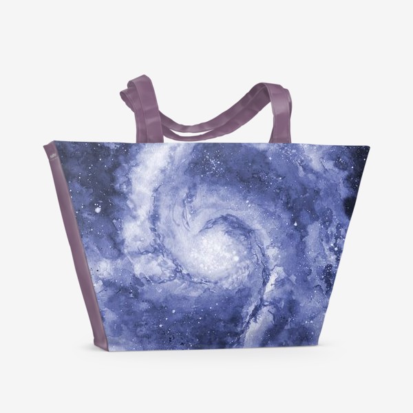 Пляжная сумка «Космос и звёзды. Абстракция.»