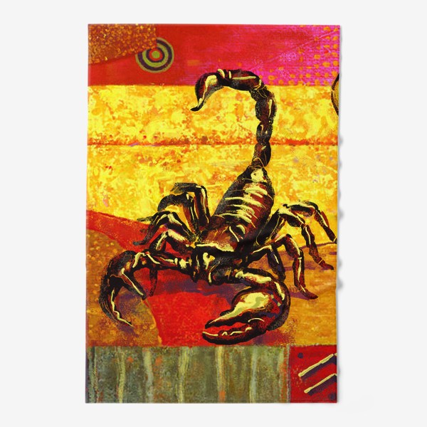 Полотенце «Скорпион. Абстракция»
