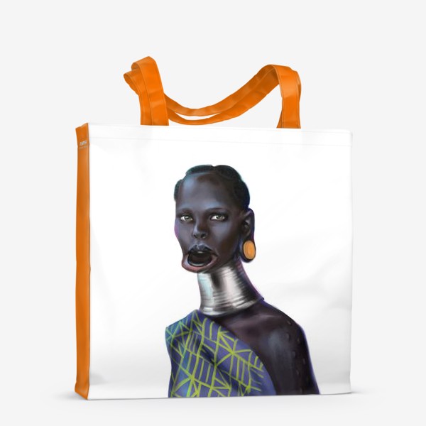 Сумка-шоппер «Красивая негритянка»