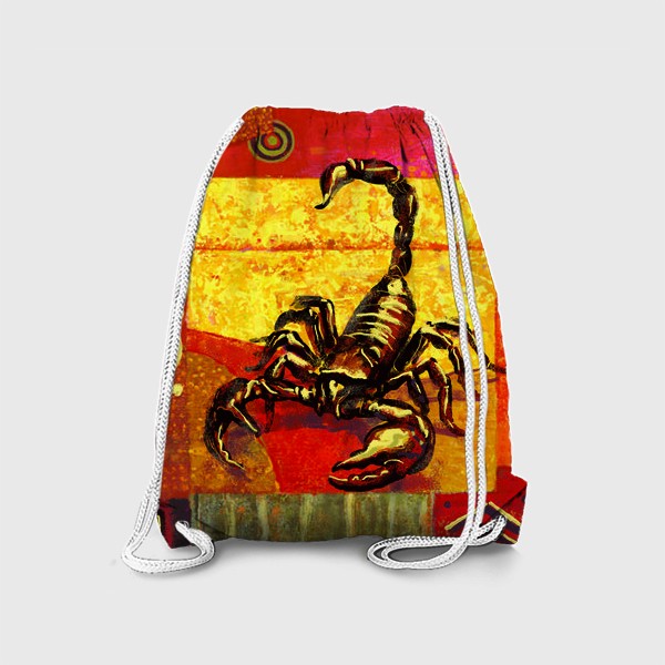 Рюкзак «Скорпион. Абстракция»