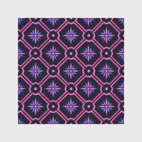 Скатерть «Геометрический паттерн фиолетовый»