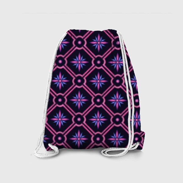 Рюкзак «Геометрический паттерн фиолетовый»