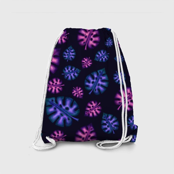 Рюкзак «Фиолетовые пальмовые листья»