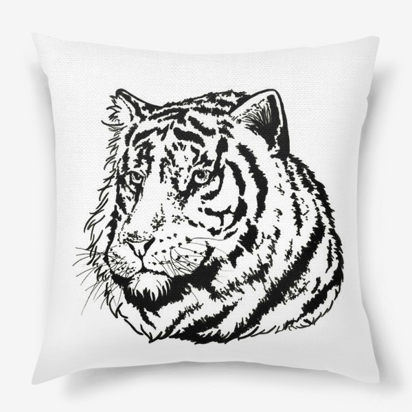 Подушка «Тигр портрет»