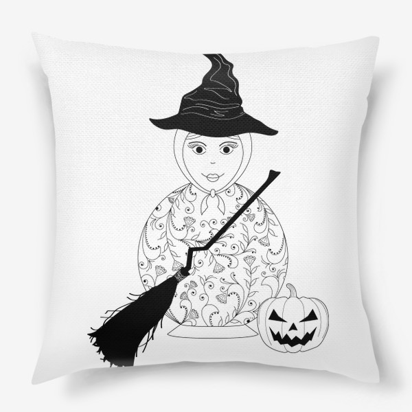 Подушка «Матрешка-Halloween»