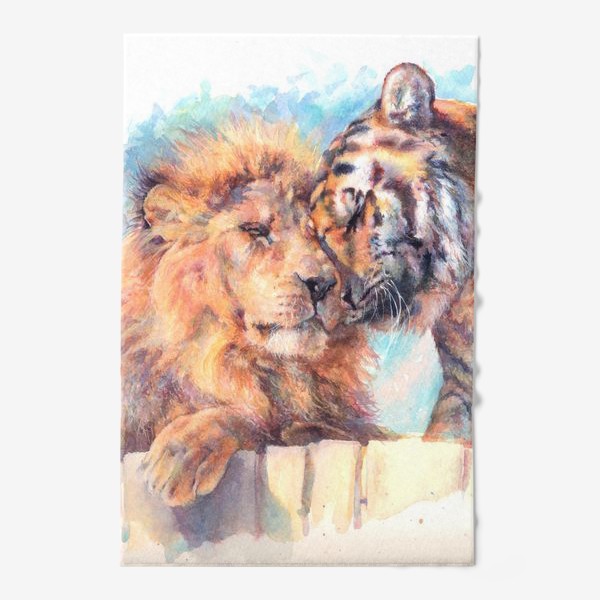Полотенце «Тигр и лев»