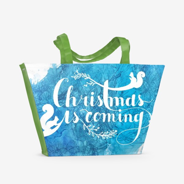 Пляжная сумка «Christmas is coming»