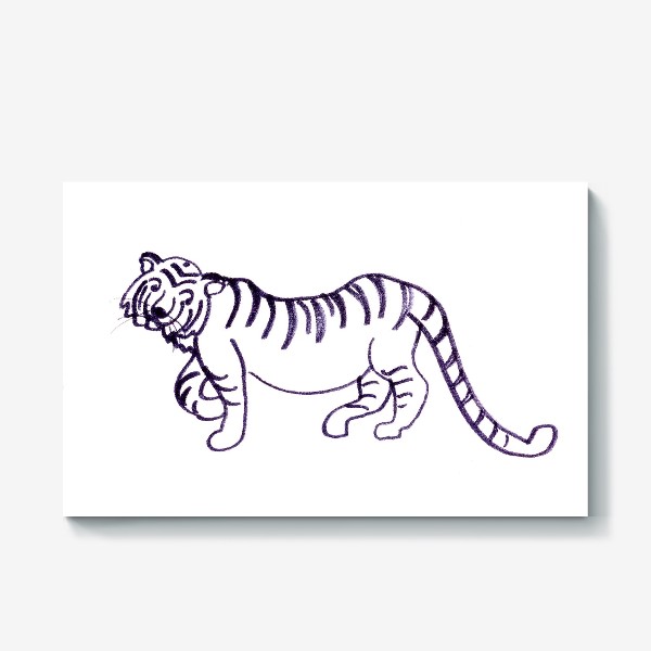 Холст «тигровое»