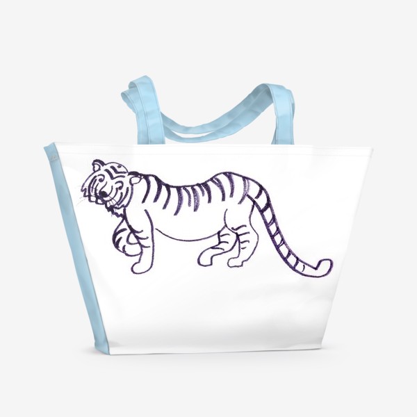 Пляжная сумка «тигровое»