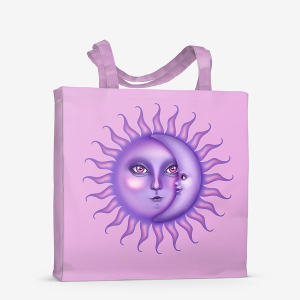 Сумка-шоппер «Солнце  луна »