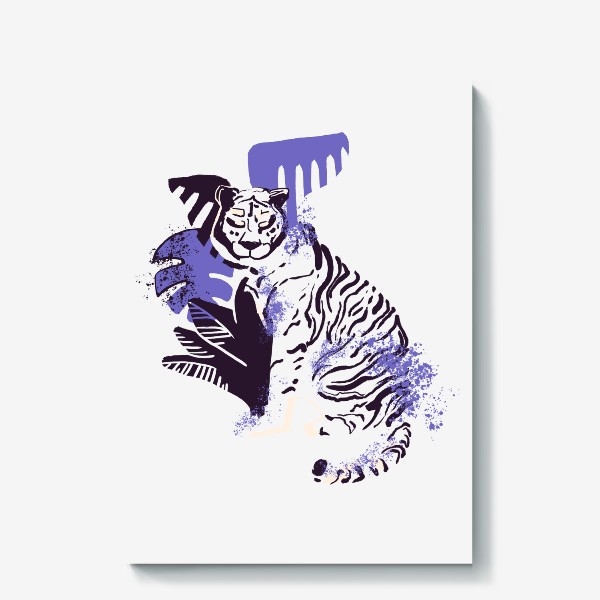 Холст &laquo;Водяной Тигр символ 2022 года&raquo;
