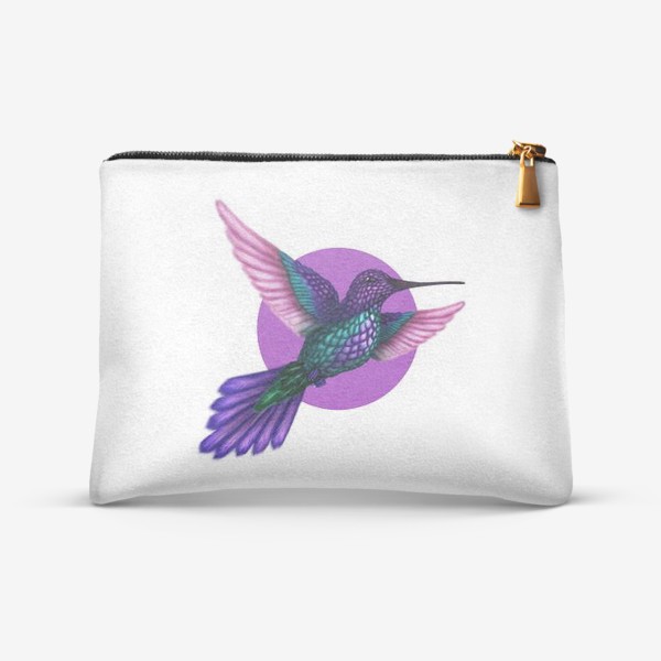 Косметичка «Фиолетовая колибри.»