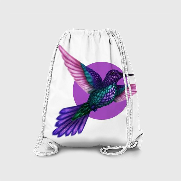 Рюкзак «Фиолетовая колибри.»