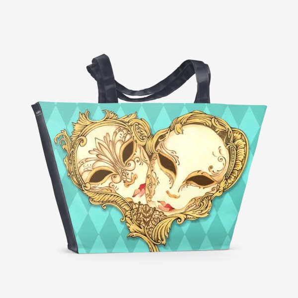 Пляжная сумка «Сердце карнавала»