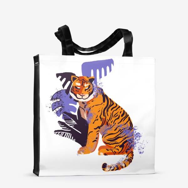Сумка-шоппер «Тигр в тропиках»