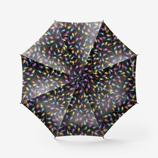 Зонт «Новогодняя гирлянда»