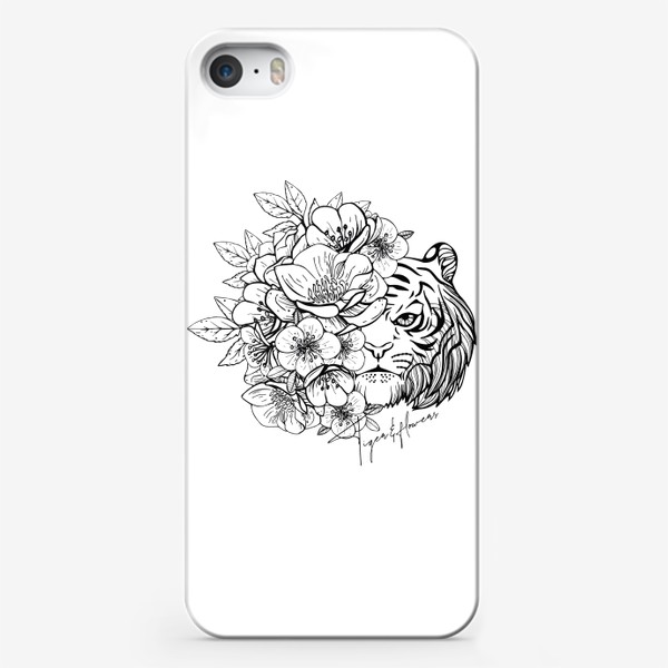Чехол iPhone «Tigers&Flowers»