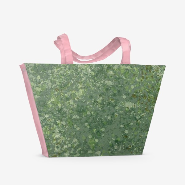 Пляжная сумка «зелёный камуфляж»