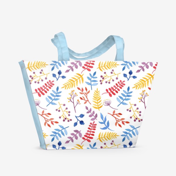 Пляжная сумка «Акварельная Весна»