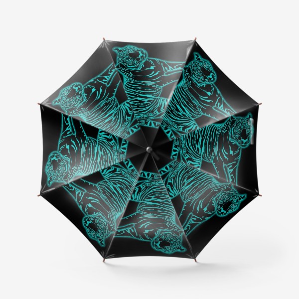Зонт «Черный Тигр»