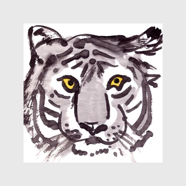Шторы «Тигр смотрит»