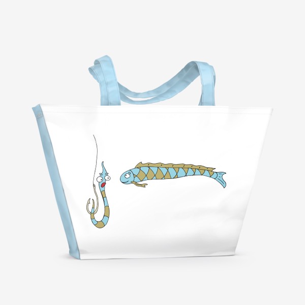 Пляжная сумка «Рыбалка»